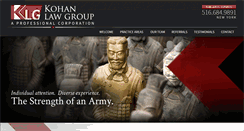 Desktop Screenshot of kohanlawgroup.com